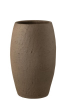 Enya Vase Ceramic Brown S