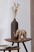 Enya Vase Bottle Brown L