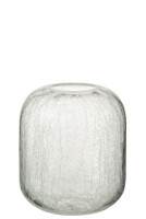 Crackle Hurricane Glass M