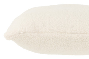 Ted Boucle Cushion White