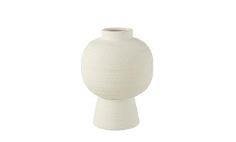Lantern Vase Clay White S