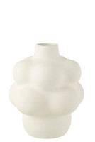 Lio Vase Clay White L
