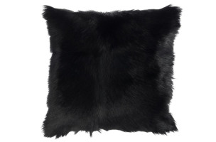 Pillow Goatskin Black