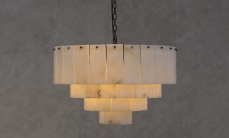 Stone Glow Chandelier