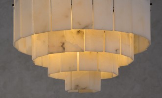 Stone Glow Chandelier