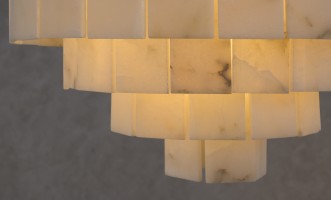 Stone Glow Chandelier