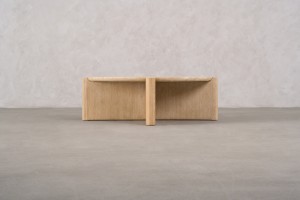 Pebble Coffee Table L Stone top D110