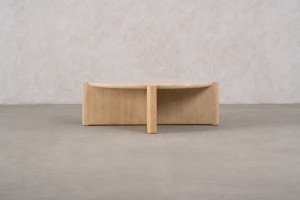 Pebble Coffee Table L Stone top D110