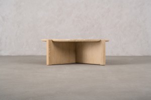 Pebble Coffee Table L Stone top D110