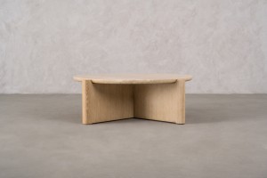 Pebble Coffee Table L Stone top D110