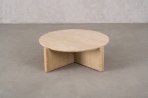 Pebble Coffee Table L Stone top D110