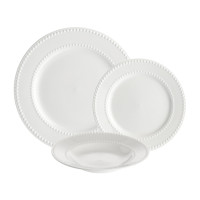 Collina Table Set 18 Pcs (dinner plate, salad plate, soup plate x 6 person)