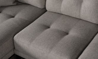 Foster Left Corner Sofa Bed with Black Oak Legs- Cosmic 21541-08