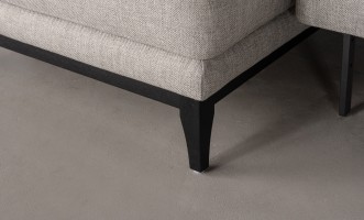 Foster Left Corner Sofa Bed with Black Oak Legs- Cosmic 21541-08
