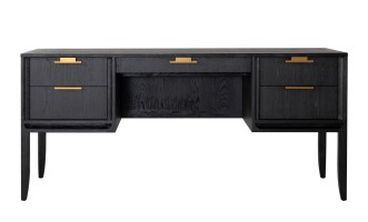 City Desk Black Oak color  