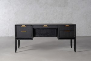 City Desk Black Oak color  