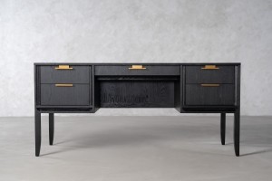 City Desk Black Oak color  