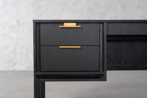 City Desk Black Oak color  