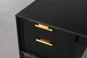 City Desk Black Oak color  