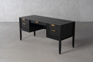 City Desk Black Oak color  