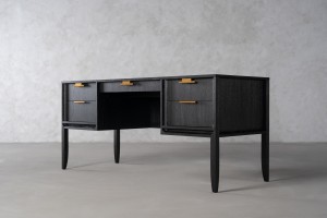 City Desk Black Oak color  