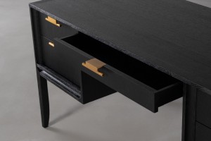 City Desk Black Oak color  