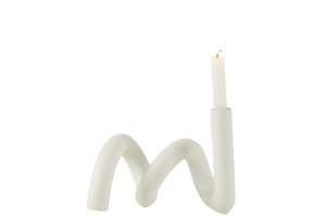 Candle Holder Twist White