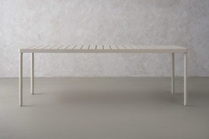 Taormina Light Outdoor Dining Table Haze Sandy 220cm