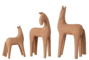 Horse Modern Terra Set Of 3