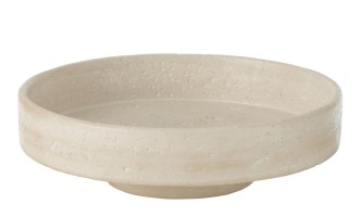 Tray Decorative Olina Cream Large (33X33X10Cm)