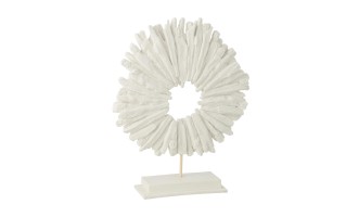 Circle Round White (38X11X44,5Cm)