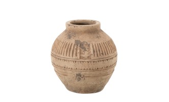 Flowerpot Antique Outdoor Beige Small (28X28X28Cm)