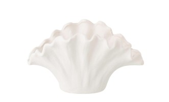 Vase Flower White Small (25X13,5X14,5Cm)