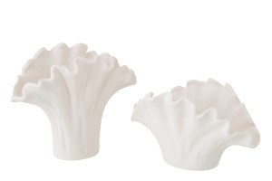 Vase Flower White Large (24X13X19,5Cm)