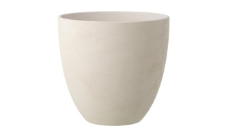 Flowerpot Round White Extra Large (36X36X34Cm)