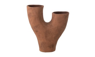 Vase Ona Rust Brown (31X11,5X34Cm)