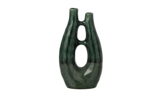 Vase Jeanne Dark Green Large (22X11X41Cm)