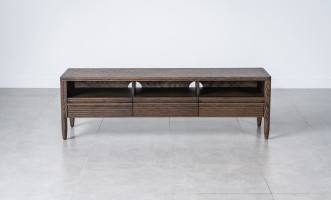 Lines Media Console with 3 Drawers