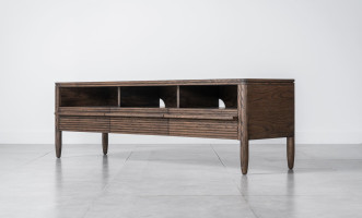 Lines Media Console with 3 Drawers