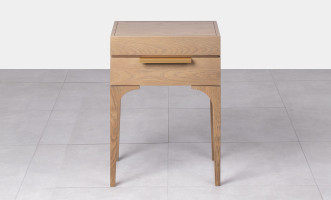 Bridge Bedside Table Cappuccino finish