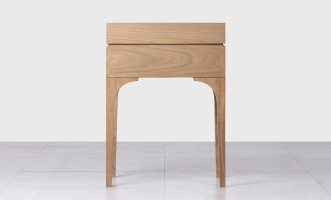 Bridge Bedside Table Cappuccino finish