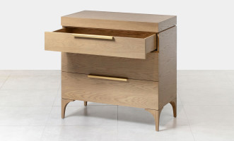 Bridge 3-Drawers Chest Cappuccino finish