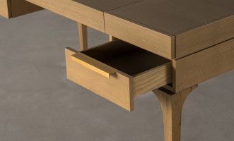 Bridge Desk Cappuccino finish