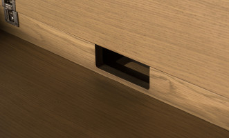 Bridge Desk Cappuccino finish