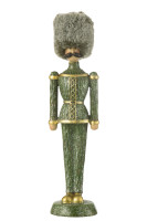 Nutcracker Fur Hat Green L (10x10x32cm)