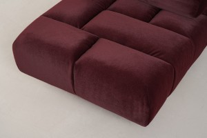 Bubble Armchair (fabric Maroon)
