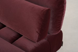 Bubble Armchair (fabric Maroon)