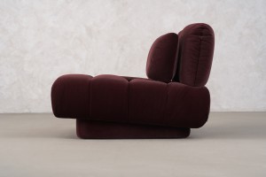 Bubble Armchair (fabric Maroon)