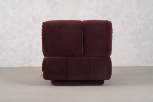 Bubble Armchair (fabric Maroon)