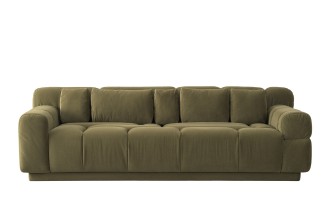 Bubble 3 Seater Sofa (fabric Moss)